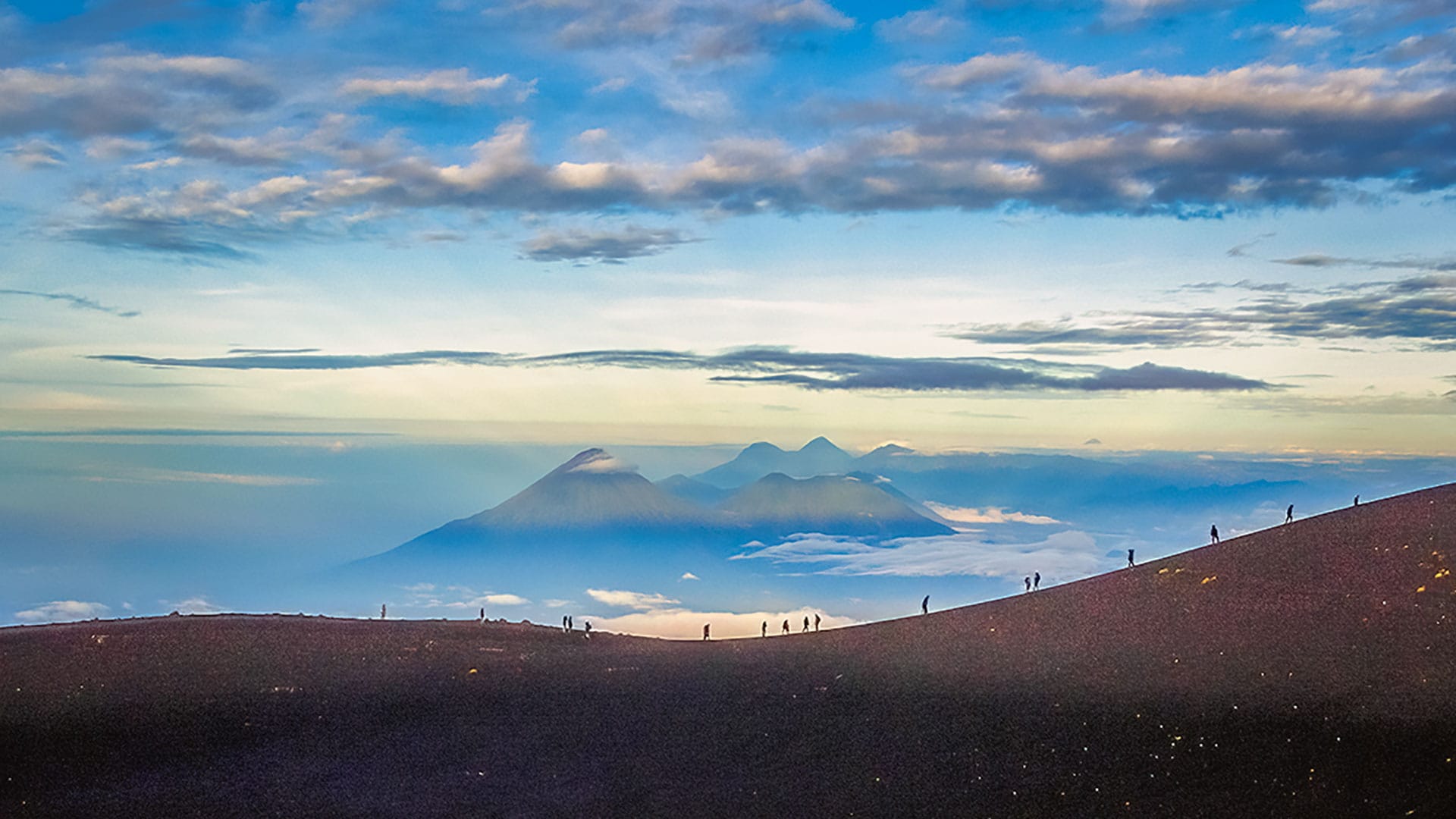 Acatenango Volcano as a par of our Hiking and Trekking tours.