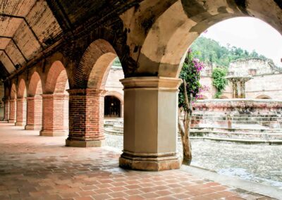 The ruins of La Merced Church. One of the must-see colonial jewels in Antigua, Guatemala.
