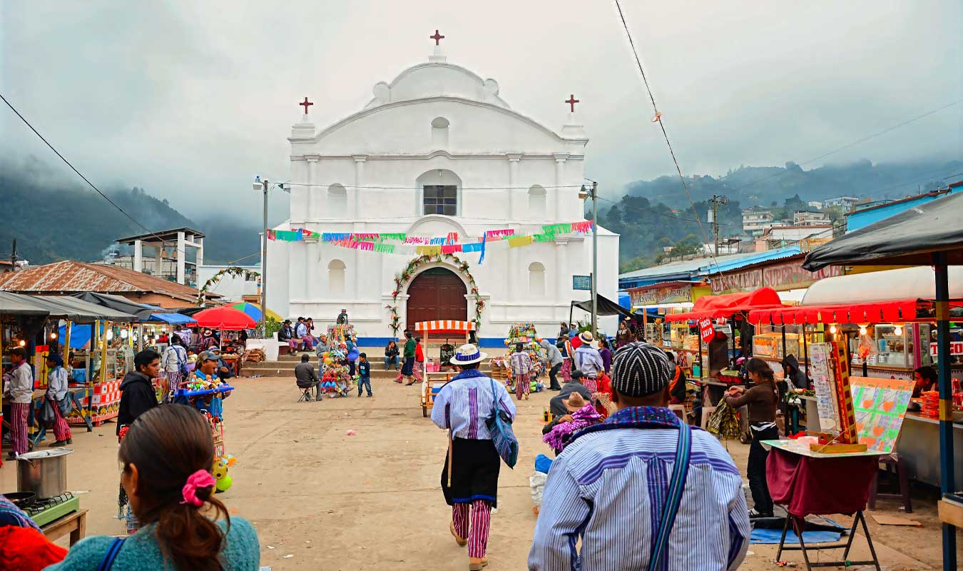 Chatolic church of Todos Santos Cuchumatan visited in our Off the Beaten Path Guatemala Cultural Tour Packages 2025