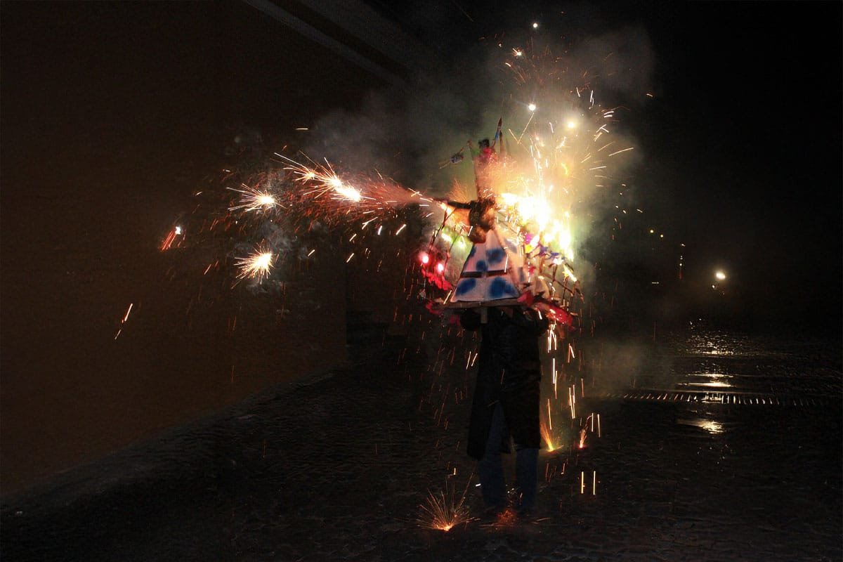 Torito El Torito, a traditional wooden bull frame with fireworks, featured in October cultural festivals in Central America, symbolizing celebration and heritage.