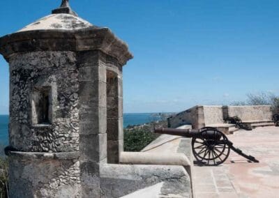 Campeche | martsam travel Historic Campeche fortifications overlooking the Gulf of Mexico during a Private Yucatan Tour.