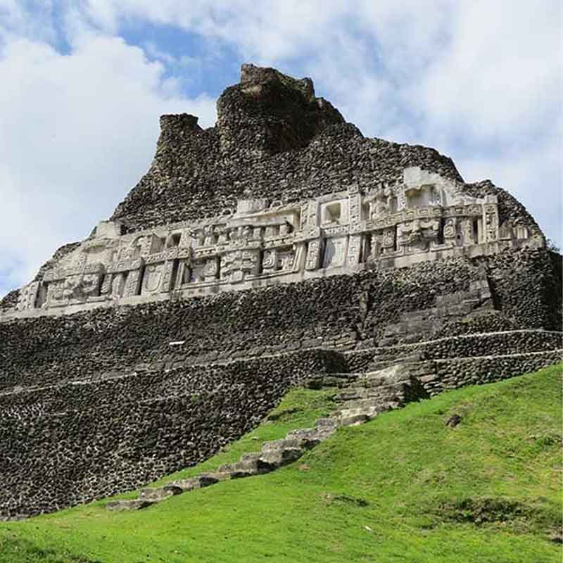 Cayo-archaeology-and-rainforest | martsam travel Belize Vacation Packages featuring Xunantunich Maya site in the rainforest of Belize's Cayo District.