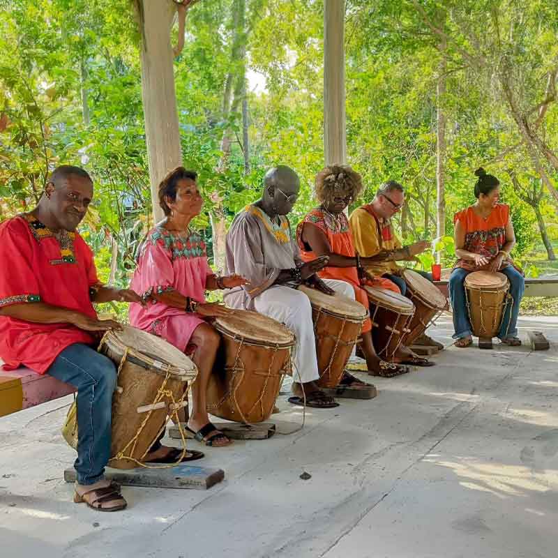 Hopkins-culture-and-southern-nature | martsam travel Belize Vacation Packages featuring Garifuna drumming and cultural experiences in Hopkins, southern Belize.